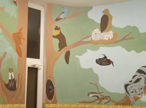 falfreskó állatokkal